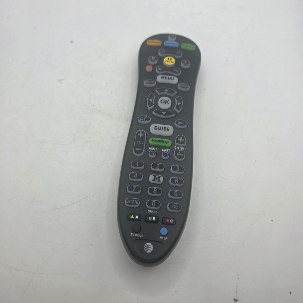 AT&T U-Verse S30-S1B Universal Backlit Remote Control Powers On